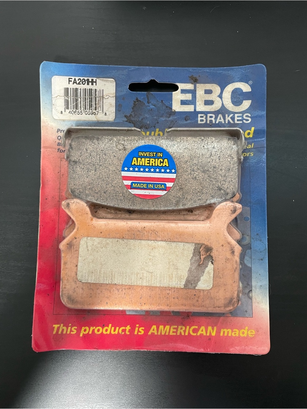 EBC Double H Sintered Brake Pads FA201HH Harley Davidson Motorcycle NEW USA